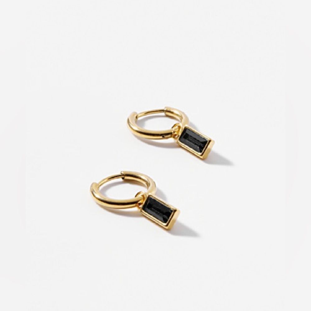 Diamond Hoop Earrings M1259